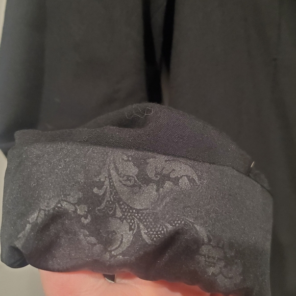 Black Mossimo Blazer with Paisley cuff lining size XL - Picture 3 of 3